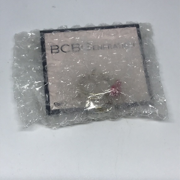 BCBGENERATION Goldtone Emoji Stacked Ring NWT - Picture 4 of 10